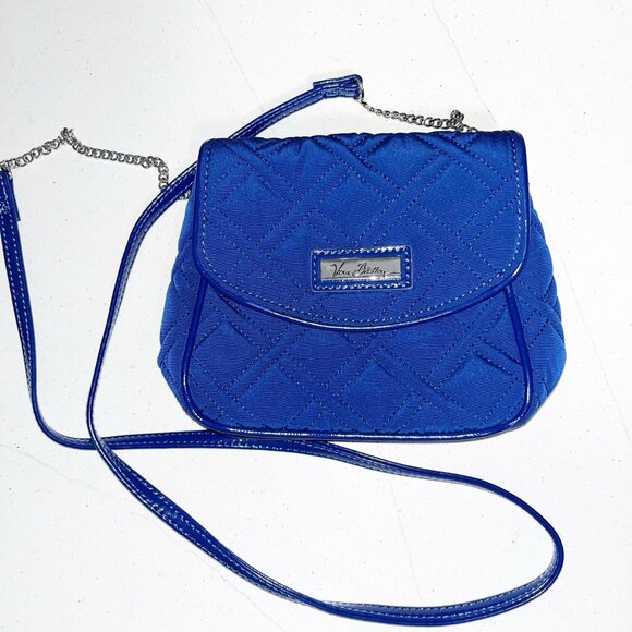 Vera Bradley Mini Crossbody Blue - Picture 1 of 6